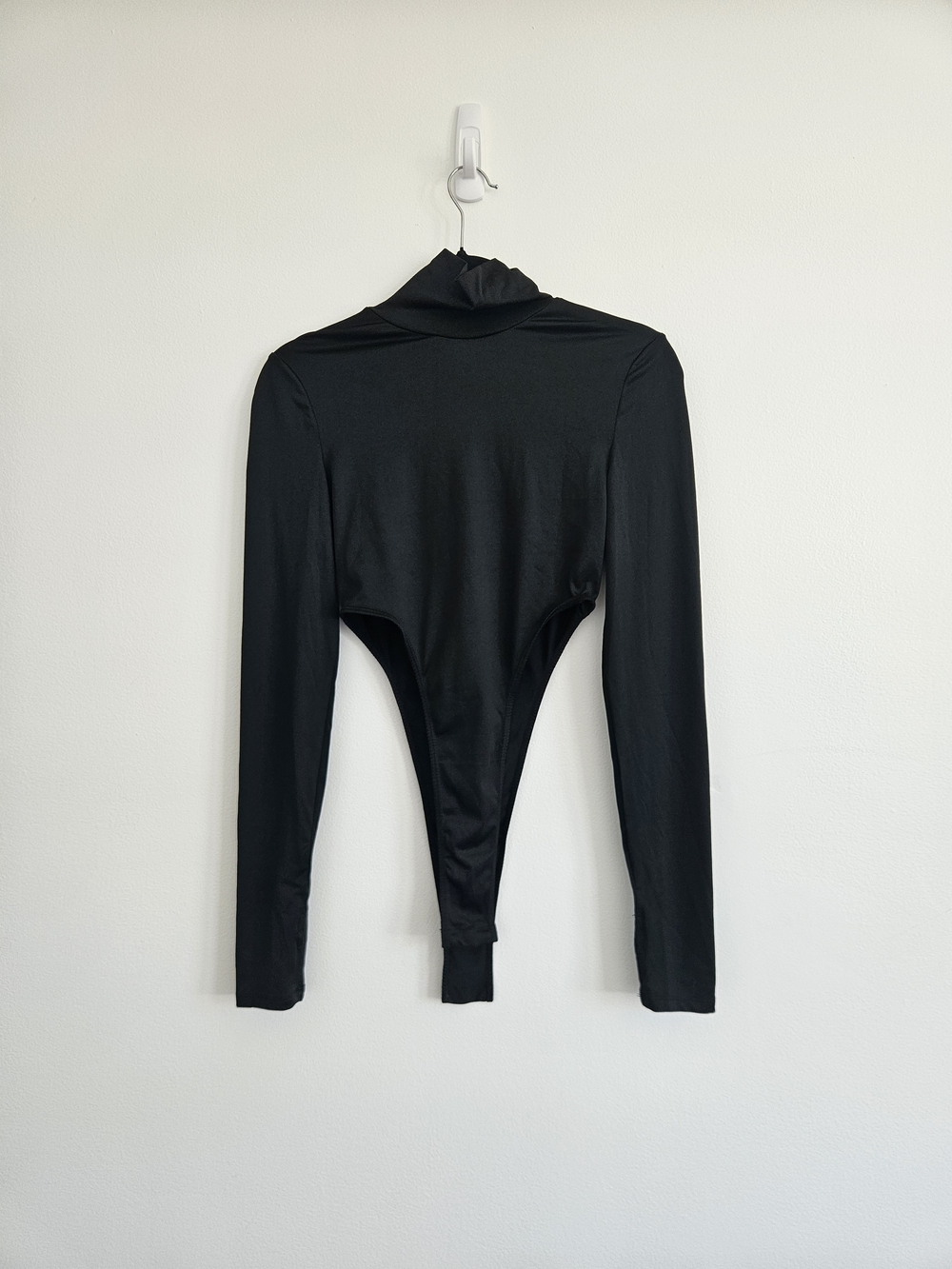 NWT Soly Hux S Small Black Bodysuit Mock Neck